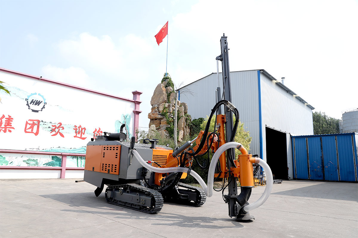 What is a down-the-hole drilling rig?